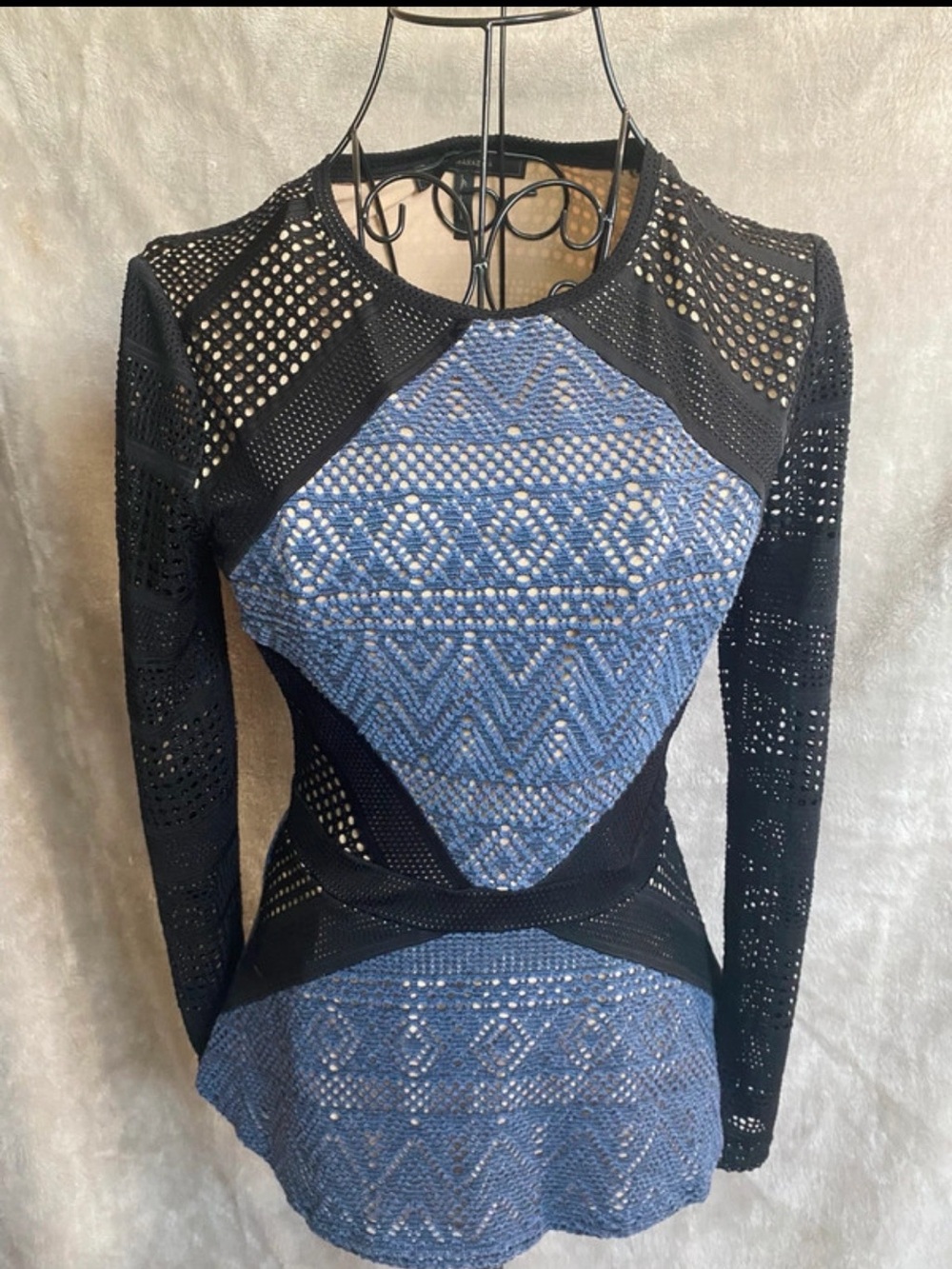 BCBGMaxAzria Peplum Top